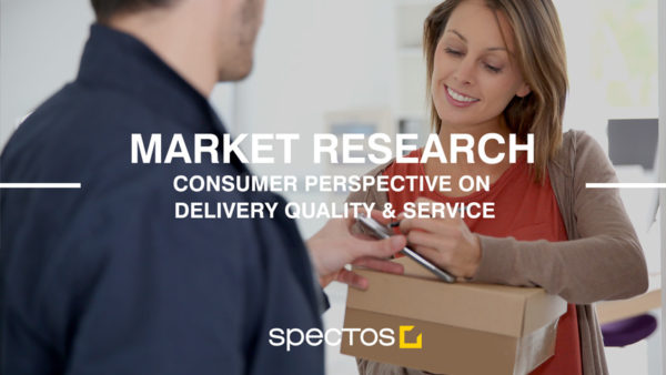 Parcels and letters and the title Spectos market research