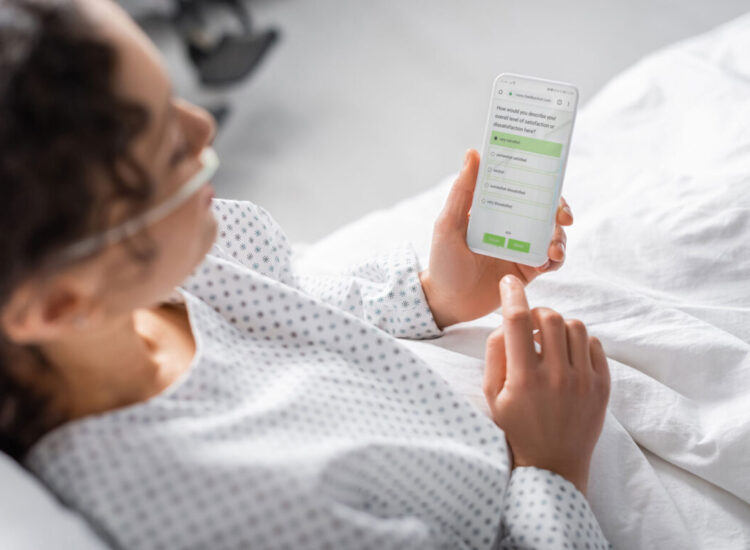 continuous patient satisfaction surveys survey via smartphone