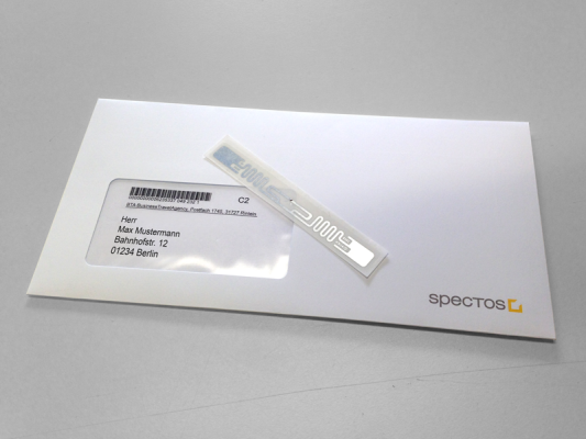 letter and rfid tag