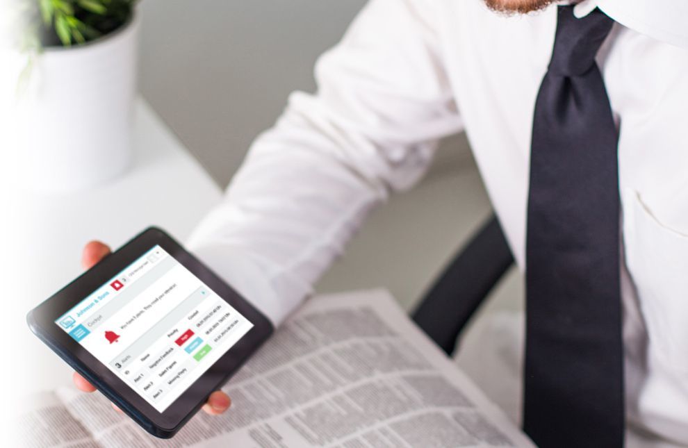 Alerts und Benachrichtigungen auf Tablet Alerts und Benachrichtigungen auf Tablet als ein Ansatz von Spectos