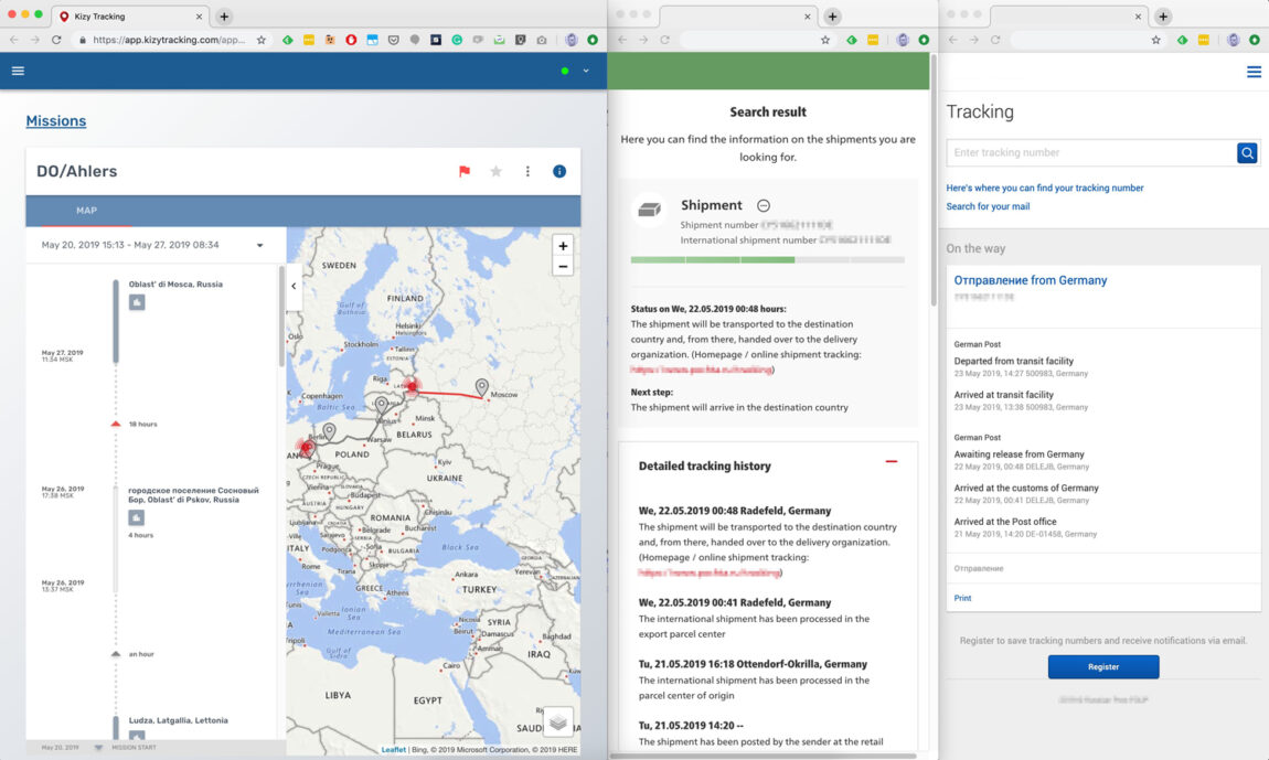 Der Selbsttest zeigt, wie flexibel und einfach die Live Tracker von Kizy eine kontinuierliche Sendungsverfolgung in der globalen Supply Chain ermöglichen. Vergleich Tracking Plattformen