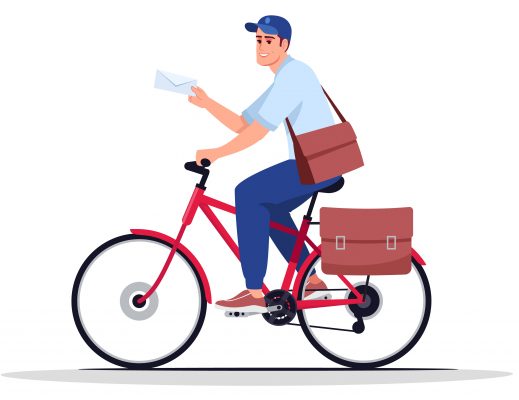 postal-bicycle-logistic-process-postal-service