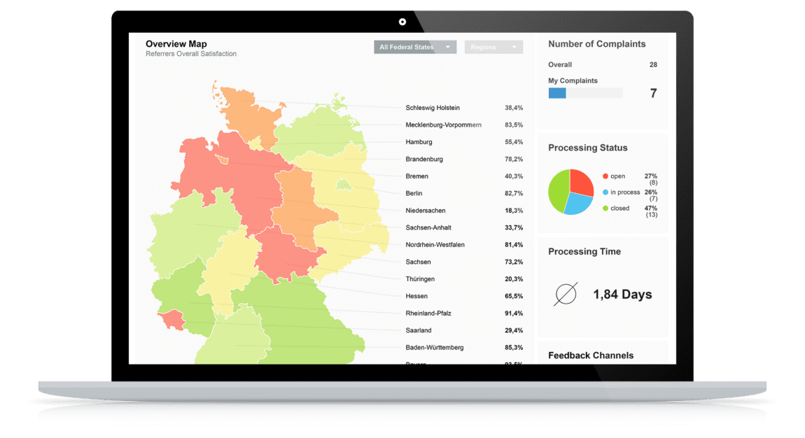 Spectos Patient Satisfaction Heatmap for Complaint Management Spectos Patient Satisfaction Heatmap for Complaint Management