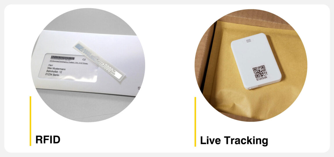 RFID and live tracking as technologies for transit time measurements
