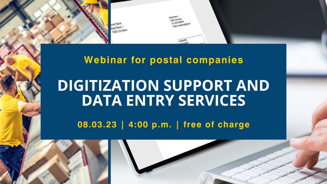 Digitization support & data capture services for postal and parcel logistics