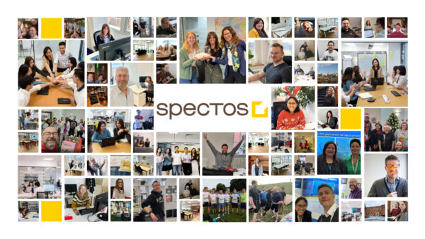 Das Team von Spectos auf einer Collage 